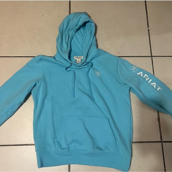 Ariat Women's Blue Hoodie Sweater - Picture 1 of 2